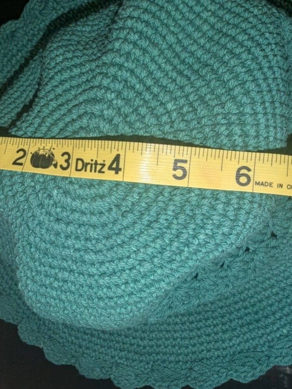 Eastwinds Trading Company Vintage Cotton Knit Bucket Hat Boho Cute - Picture 5 of 7